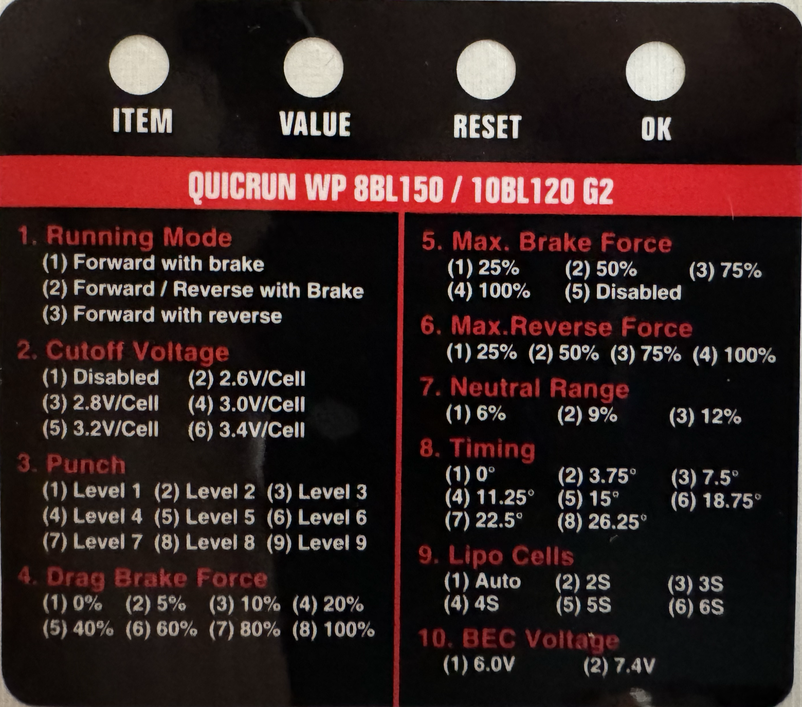 LED Programmer Sticker Digital Files – HOBBYWING Guru
